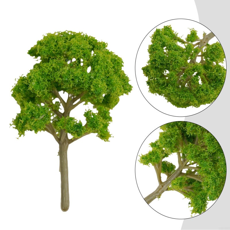 HO Scale Model Trees 9cm Artificial Foliage 10 Pack For Dioramas Railroad Layout Scenery - Image 4