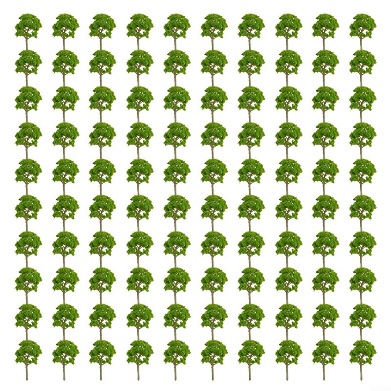 HO Scale Model Trees 9cm Artificial Foliage 10 Pack For Dioramas Railroad Layout Scenery - Image 3