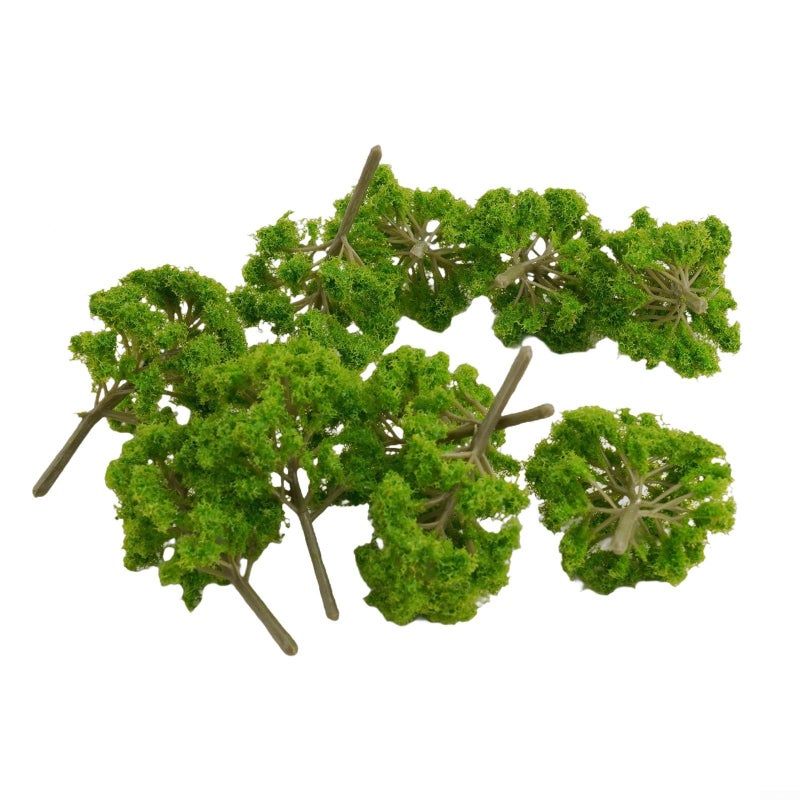 HO Scale Model Trees 9cm Artificial Foliage 10 Pack For Dioramas Railroad Layout Scenery - Image 2
