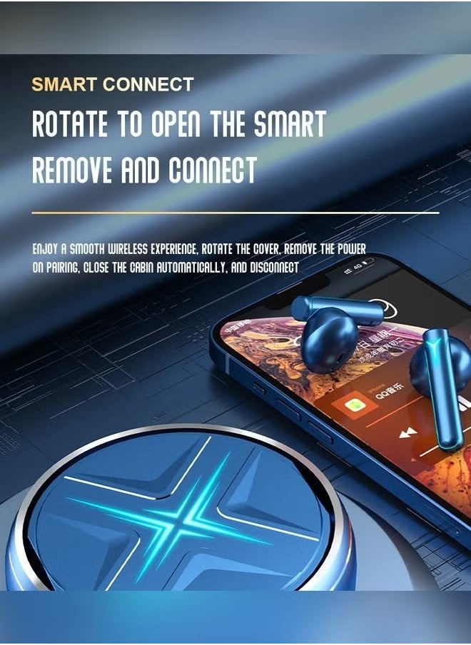 Generic - SP31 TWS Shock Bass Alloy Wireless Esports Game In-Ear Bluetooth Earphones with Noise Reduction and rotatable， Dolby Panoramic Surround Sound Effect Stereo, Suitable for Mobile Gaming PUBG - Image 1