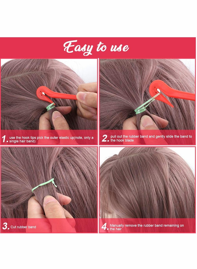 Excefore Hair Bands Removers Excefore Girls Hairs Styling Accessories 4 Pcs - Image 4