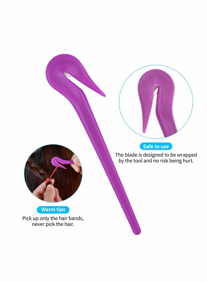 Excefore Hair Bands Removers Excefore Girls Hairs Styling Accessories 4 Pcs - Image 5