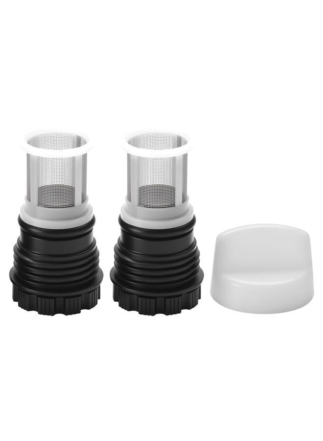 VYH H98-510-S tankless Water Heater Filter Kit for tankless Water Heater (2 Tankless Water Heater Inlet Screen Assemblies+1 Filter Knobs） - Image 1