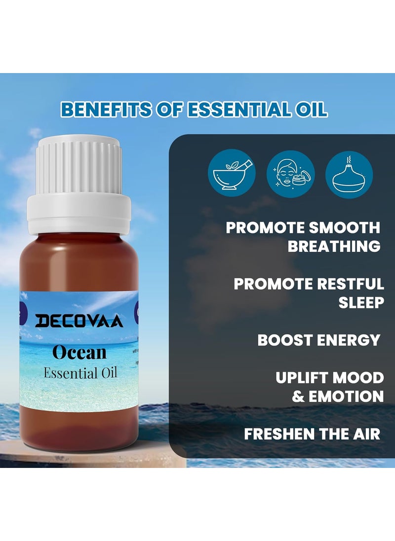 DECOVAA DECOVAA Kharbuja Matki Shape Electric Aromatherapy Diffuser Aroma Oil Diffuser Wax Burner Diffuser Set Aroma Oil Diffuser for Home Fragrance with 10 ml Essential Oil Ocean Fragrance Brown  - Image 2