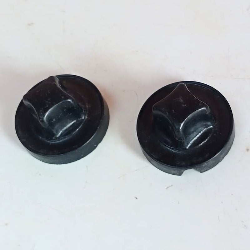 Oven Control Rotary Switch Knob OS0001 2 Pcs Black  - Image 1