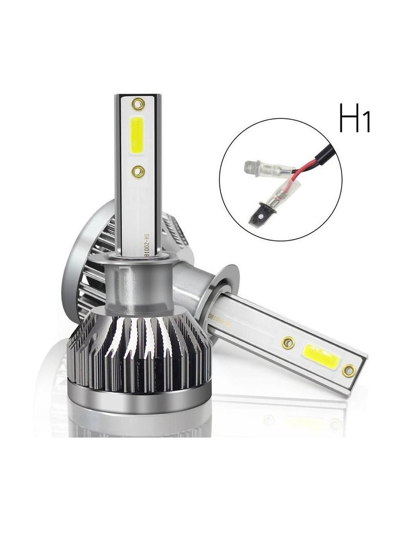 C6 2-Piece C6 H1 Car LED Headlight Bulb Kit  - Image 1