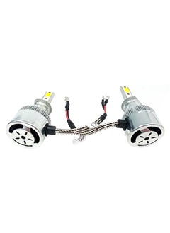 سي6 طقم لمبات LED للسيارة من قطعتين C6 H1  - Image 5
