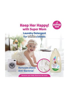 SUPER MOM Super Mom Laundry Detergent White Clothes 3 Liters  - Image 3