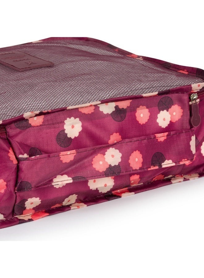 6 قطع من حقائب التخزين لتنظيم السفر وحقائب السفر وحقائب التعبئة وخزانة الملابس والأمتعة وحقيبة الأحذية القابلة للطي - Image 3