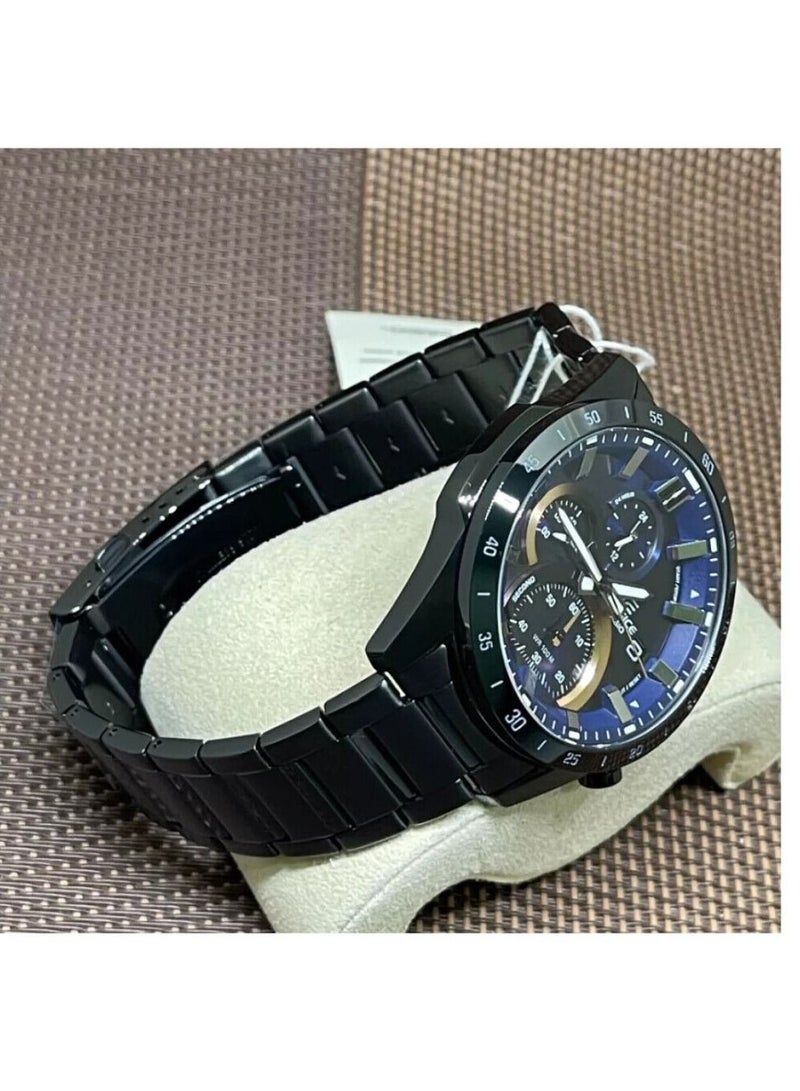 CASIO ساعة كاسيو إيديفيس كرونوغراف تناظرية قياسية للرجال من الفولاذ المقاوم للصدأ، EFR-571DC-2AVUDF - Image 5