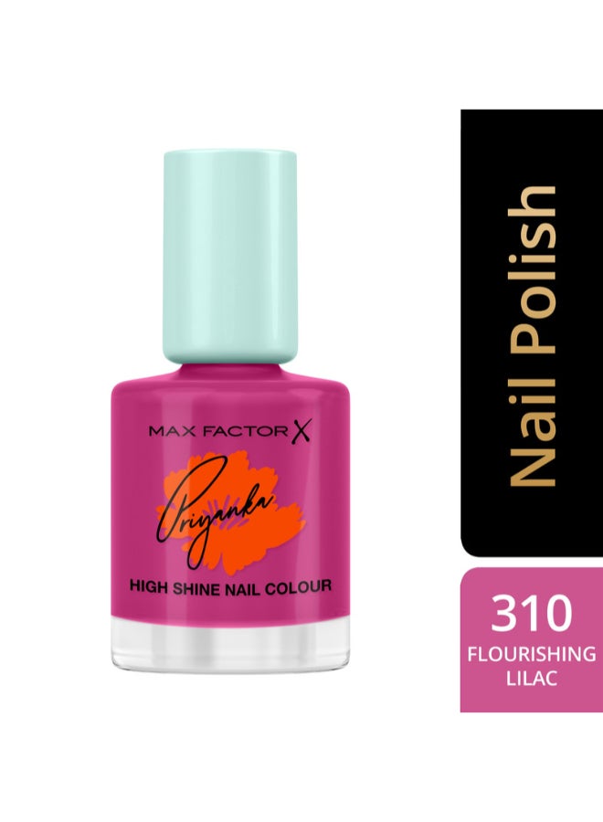 Max Factor X Priyanka Chopra Miracle Pure Nail Polish - 310 - Flourishing Lilac, 12ml - Image 2