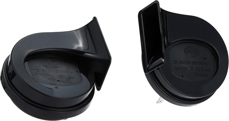 Hella 011225832 Pearl Trumpet Horn Set (12V,400/500 Hz,105-118 dB @ 2m) Budget friendly trendy design - Image 1