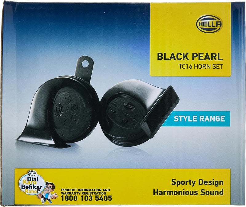 Hella 011225832 Pearl Trumpet Horn Set (12V,400/500 Hz,105-118 dB @ 2m) Budget friendly trendy design - Image 3
