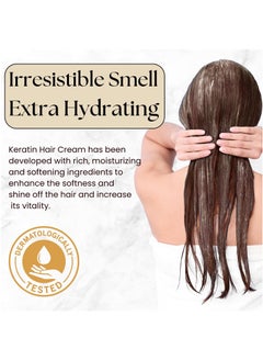 Skin Doctor Keratin Hair Mask Deep Moisturizing and Ultra Nourishing Hair; Treating Damaged Hair and Reducing Curls Extra Hydrating and Stimulating Hair Growth (500 ml)  - Image 3