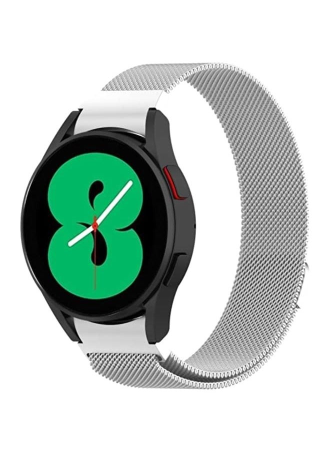 Generic - Band For Samsung Galaxy Watch 5 40mm / 44mm Milanese Watch Band Silver - Image 1