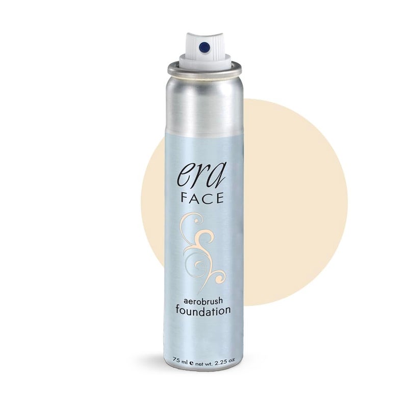 ERA Beauty ERA Face spray makeup (R2 Ivory, 2.25 oz) - airbrush foundation, everyday, buildable, professional spray on cosmetics by Era Beauty - Image 1