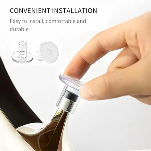 MASSMOT High Heel Protectors 6 Pairs Shoe Heel Savers Stoppers Covers For Walking On Grass Uneven Floor High Heel Grass Protector For Women - Transparent (Size S M L) - Image 2