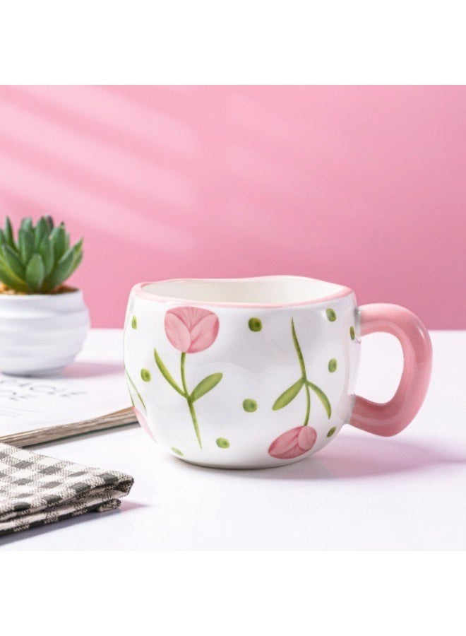 1 Piece of Elegant Decorative Porcelain Mug – Colorful Artistic Coffee & Tea Cup with Modern Design - Image 3