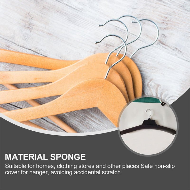 Licensed warehouse stored goods Anti-slip Hanger Sponge Covers 41cm Non-slip clothing Hanger Sleeves Black Foam Protector for Clothes Rack 20pcs Pack Global light sturdy raw material Gulf market standard build All-round well-engineered practical build Market popular practical build Advanced minimal build Connectable modular Simple multi-feature universal build Intra-city fast distribution Wear resistant One piece build Global trendy simple build Market need oriented construction Economical upgraded quality All-scene compatible build Working day delivery service Flat working surface Wide range compatible material Spec upgraded improved quality Repeated use resistant selected material All storage type compatible Quick available purchase options Flexible trendy construction Affordable fast purchase options Wet anti slip - Image 5
