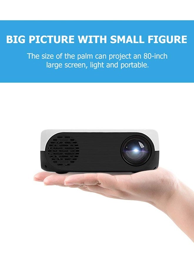 Digisand Mini Projector,  Portable Outdoor Movie Phone Projector Wired Same Screen, 800 Lumens HD Projector 1080P Support, Compatible with Laptop/Smartphone/HDMI/USB  - Image 2