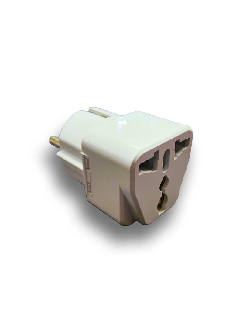 Generic ALPHA NOUR AC Power Plug Travel Adapter 16A 250V Made in Turkey  - Image 1