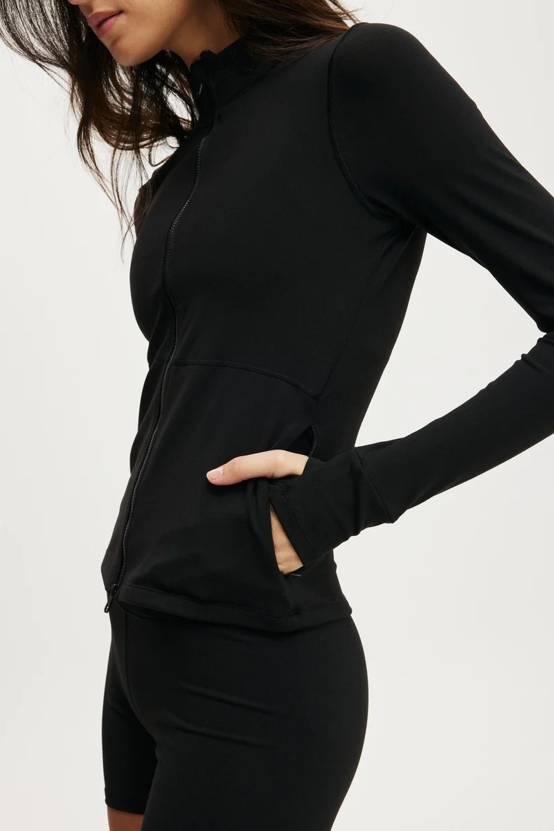 بودي Active Core Zip Through Long Sleeve