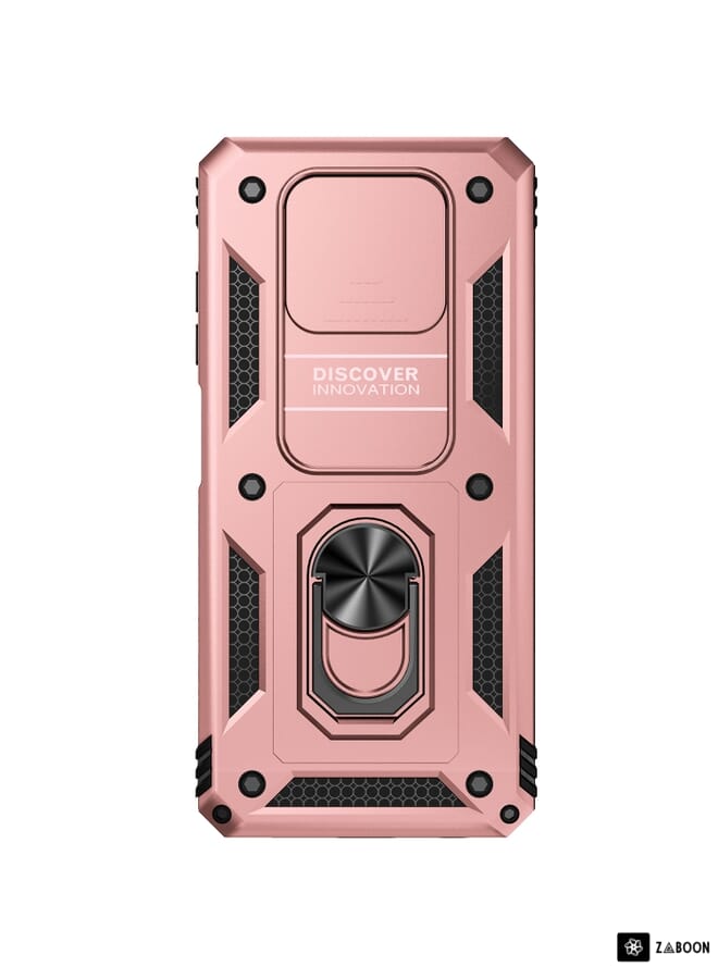 زبون غطاء حماية لهاتف شاومي بوكو X3 مع حامل كاميرا منزلق - Image 2