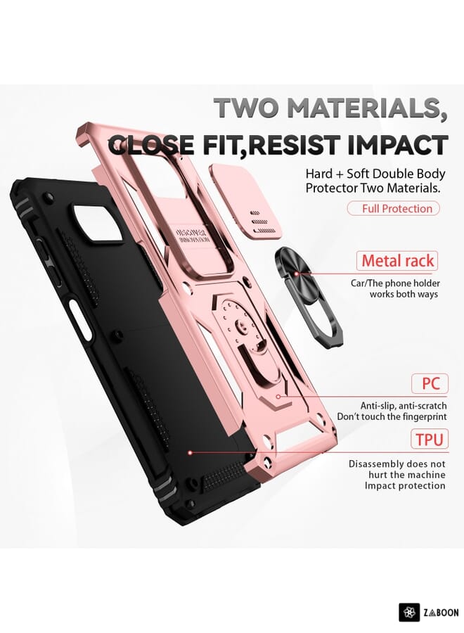 زبون غطاء حماية لهاتف شاومي بوكو X3 مع حامل كاميرا منزلق - Image 3