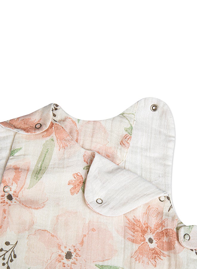 كرين بيبي بطانية باركر قابلة للارتداء من  إلى  أشهر بنقشة الزهور الموسلين - Image 3