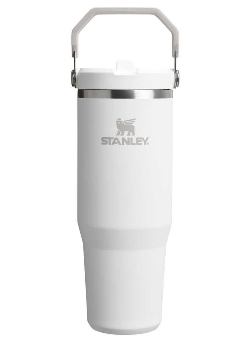 Stanley Stanley IceFlow 30oz Frost Flip Straw Water Bottle – Double-Wall Vacuum Insulated Stainless Steel Tumbler with Leakproof Lid, Built-In Handle, and 12-Hour Cold Retention – Dishwasher Safe and Ideal for Travel, Gym, or Commute - Image 1