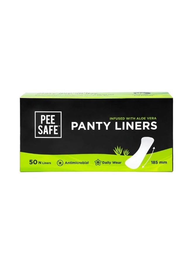 PEE SAFE Infused With Aloe Vera Panty Liners 50 Loners - Image 1