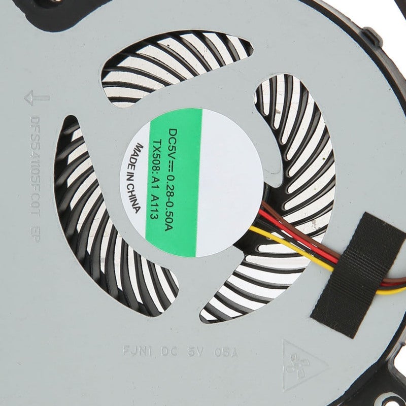 QUETTERLEE مروحة تبريد DC5V لجهاز Aspire 5 A515 - موصل طاقة 4PIN مروحة معالج اللابتوب - مصنوعة من سبائك الألومنيوم لاستبدال اللابتوب - Image 1