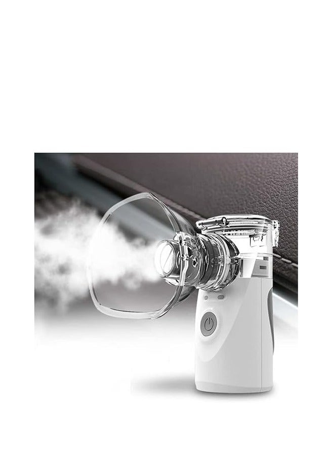 FARROBIZZ Mesh Nebulizer,household Nebulizer for children adult,Mini Handheld Portable steam nebulizer with mask, humidifier for home and travel - Image 2