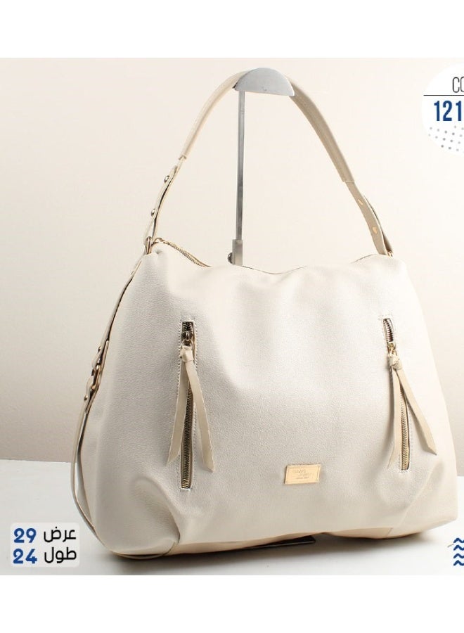 شنطة يد نسائى كبيرة الحجم تتسع لجميع أغراضك خامة عالية الجودة - Image 1