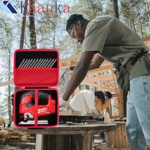 Khanka حافظة تخزين صلبة بديلة لـ Milwaukee M18 FUEL D-HANDLE JIG SAW ‎2737-20، حافظة فقط - Image 4