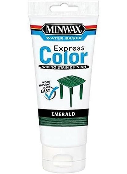 Minwax 308064444 Express Color Wiping Stain and Finish Emerald