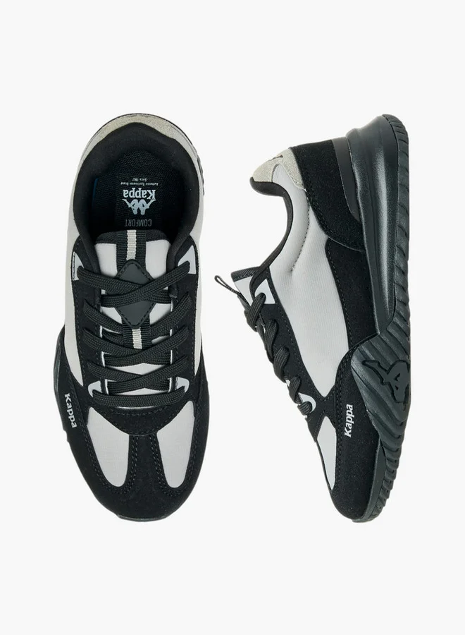 Kappa Boys' Panelled Sports Shoes with Lace-Up Closure