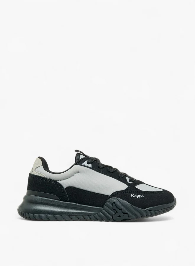 Kappa Boys' Panelled Sports Shoes with Lace-Up Closure
