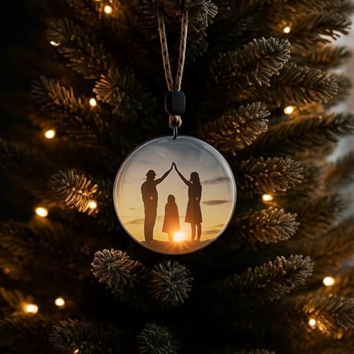 NKDFRI 2025 3D Memory Orb: Personalized Ultrasound LED Crystal Sphere Upload Photos & Videos | Unique Anniversary, Birthday & Christmas Gifts (White) - Image 2