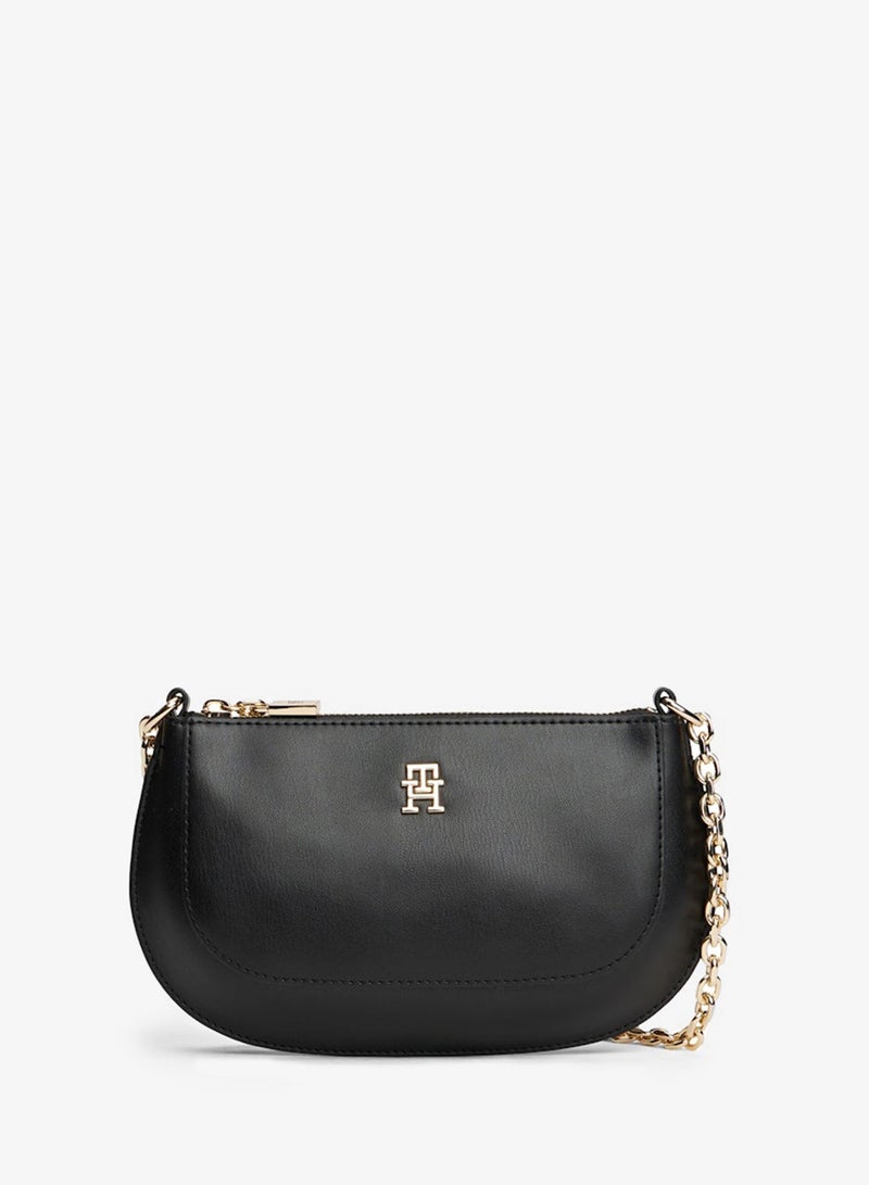 TOMMY HILFIGER th monogram chain strap crossbody bag - Image 1