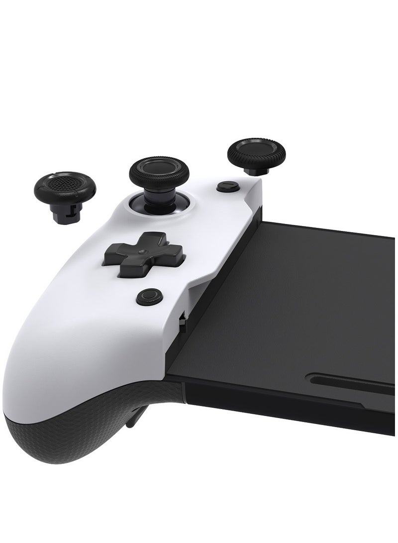 Joy Cons Controller Compatible with Nintendo Switch OLED, Switch Controller Grip Switch Handheld Mode Ergonomic Design with 6-Axis Gyro Double Motor Vibration and Screen Capture on White - Image 2