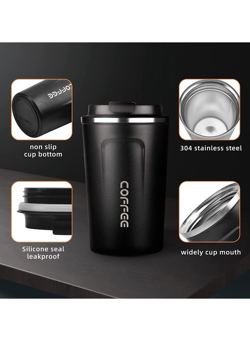 Stainless Steel 510 ml Coffee Cup, Leakproof Insulated Thermal Cup. - Image 4