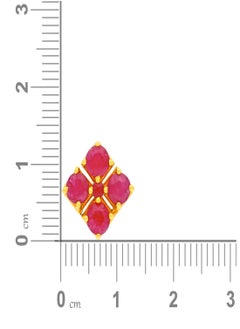 Malabar Gold and Diamonds 22 Carat 916 Purity Precia Gemstone Earrings PGNFNC063ER1Y  - Image 4