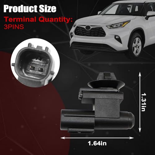 FZJDSD Ambient Air Temperature Sensor 88790-06020 Compatible with Toyota Camry 2018-2023,Corolla 2020-2022,Highlander 2017-2022,Rav4 2019-2023,Tacoma 2018-2020 Replace 88790-28100 88790-0K010 - Image 4