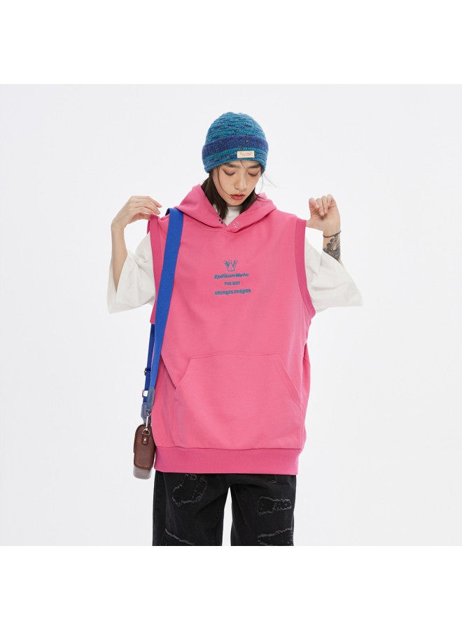 EPTISON هودي تي شيرت مجموعة الربيع/الصيف للجنسين خيالي للأطفال عصري تعاون آي بي سترة قطنية قصيرة الأكمام مع غطاء رأس - Image 3