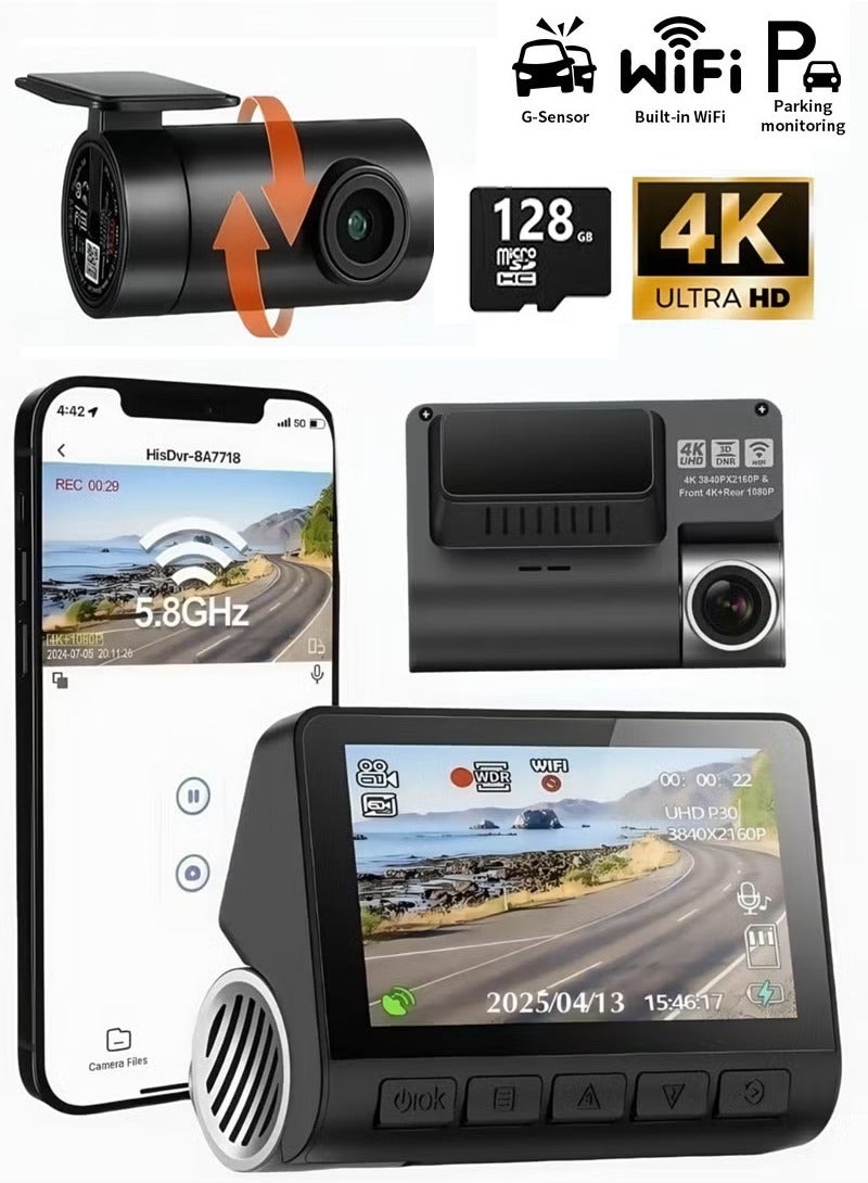 ZetRA Driving RecorderDual Lens Motorcycle Recorder V554K A800S WiFi GPS Car Dash Cam Bicycle Equipment Accessories From China - Image 1