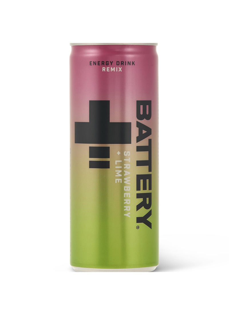 BATTERY Strawberry & Lime Energy Drink - Image 1