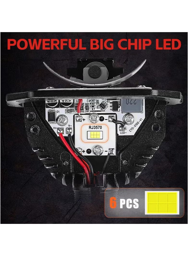 Premium Car LED Headlight - 2.5" Bi-Beam Lens, Lossless H4 H7 9005 9006 Hi-Lo Beam 50W High Power, Single Bulb, Super Bright & Focused, Turbo Cooling, IP67 Waterproof, Fits Both Left & Right-Hand Drive, Easy Install（2 piece） - Image 4