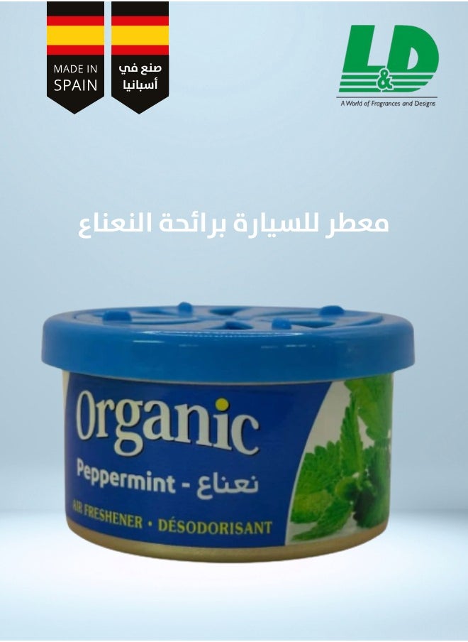 L&D L&D Spanish Air Freshener Organic Scent Fragrance for Car (MINT)  - Image 2