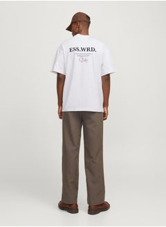 Jack Jones Slogan Print Crew Neck T-Shirt  - Image 4